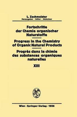 bokomslag Fortschritte der Chemie Organischer Naturstoffe / Progress in the Chemistry of Organic Natural Products / Progrs dans la Chimie des Substances Organiques Naturelles