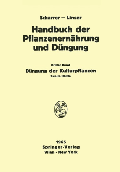 Professor Dr. N. Atanasiu, Professor Dr. W. Baden, Professor Dr.-Ing. Dr. agr. habil. F. Baltin, Dr. L. D. Baver, Dipl.-Ing. A. Blamauer, Professor Dr. Boguslawski, Diplomlandwirt Dr. K. Bräunlich, Diplomlandwirt Dr. D. Brüning, Professeur Dr. Y. Coïc, Diplomgärtnerin Liselotte Forchthammer, Ing. W. Frohner, Professor Dr. A. Fruhstorfer, Direktor Dr. L. Gisiger, Dr. M. Gökgöl, Professor Dr. W. Gruppe, Dr. C. Heinemann, Dozent Dr. W. Jahn-Deesbach, Dr. J. Jung, Professor Dr. Dr. h. c. E. Klapp, Professor Dr. L. M. Kopetz, Professor Dr. H. Kraut, Dr. P. W. Kürten, Professor Dr. H. Linser, Dr.-Ing. H. Löcker, Professor Dr. H. Lüdecke, Direktor F. Mappes, Dr. A. v. Müller, Dr. W. Müller, Professor Dr. Dr. h. c. K. Nehring, Dr. K.-H. Neumann, Dr. F. Penningsfeld, Dozent Dipl.-Ing. Dr. Edith Primost, Professor Dr. habil. H. Rüther, Professor Dr. K. Schmid, Dr. H. Schröder, Priv.-Doz. Dr. W. Schuster, Direktor Professor Dr. habil. O. Siegel, Professor Dipl.-Ing. Dr. O. Steineck, Dipl.-Ing. R. Steiner, Professor Dr. V. Tay?i, Dr. Hannellore Will, Priv.-Doz. Dr. W. Wirths, Professor Dr. F. Zattler, Professor Dr. N. Atanasiu, Professor Dr. W. Baden - Düngung der Kulturpflanzen 2, Häftad