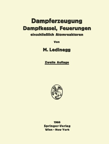 bokomslag Dampferzeugung Dampfkessel, Feuerungen