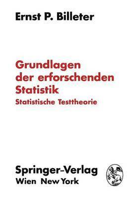 bokomslag Grundlagen der erforschenden Statistik