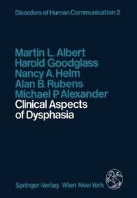 bokomslag Clinical Aspects of Dysphasia