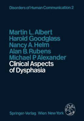 bokomslag Clinical Aspects of Dysphasia