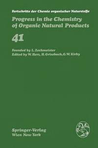 bokomslag Fortschritte der Chemie organischer Naturstoffe / Progress in the Chemistry of Organic Natural Products