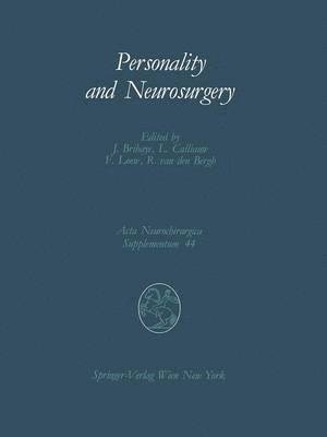 bokomslag Personality and Neurosurgery