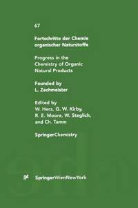 bokomslag Fortschritte der Chemie organischer Naturstoffe / Progress in the Chemistry of Organic Natural Products
