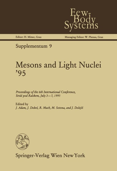 J. Adam, J. Dobes, R. Mach, M. Sotona, J. Dolejsi - Mesons and Light Nuclei ’95, Häftad