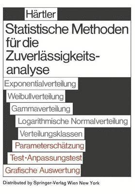 bokomslag Statistische Methode für die Zuverlässigkeitsanalyse