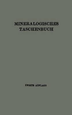 bokomslag Mineralogisches Taschenbuch der Wiener Mineralogischen Gesellschaft
