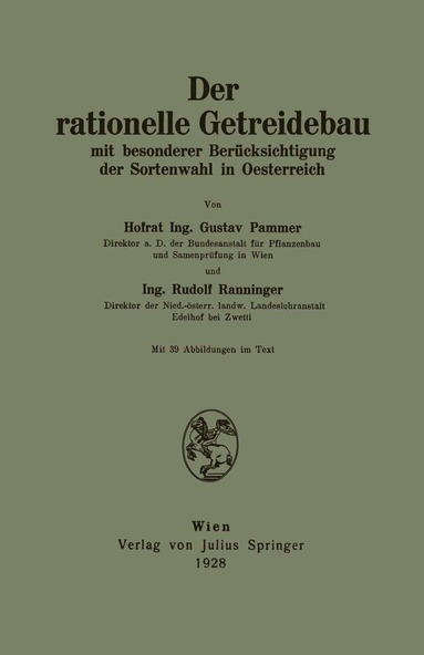 bokomslag Der rationelle Getreidebau