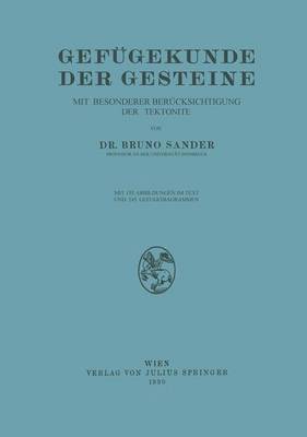 Gefgekunde der Gesteine 1