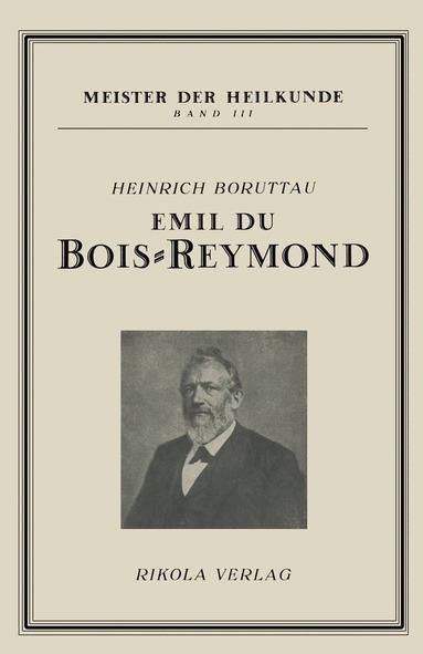 bokomslag Emil du Bois-Reymond