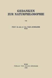 bokomslag Gedanken zur Naturphilosophie