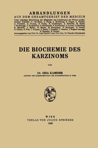 bokomslag Die Biochemie des Karzinoms