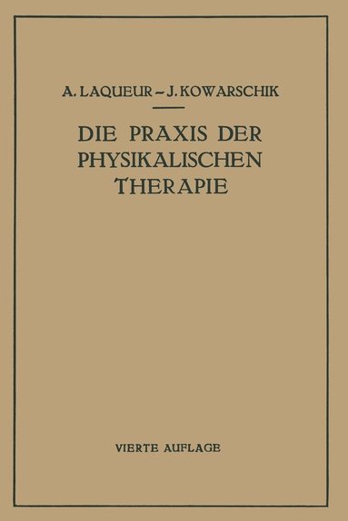 bokomslag Die Praxis der Physikalischen Therapie