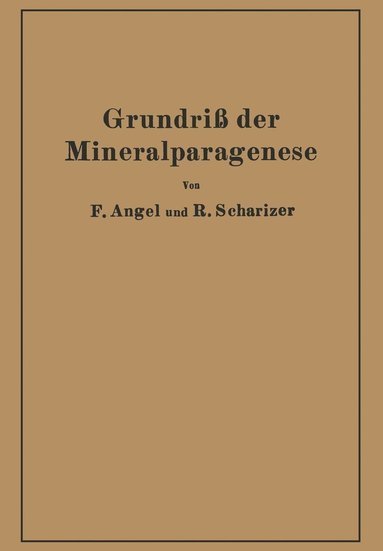 bokomslag Grundriß der Mineralparagenese