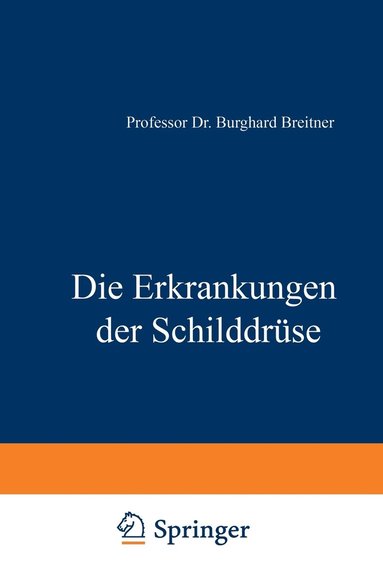 bokomslag Die Erkrankungen der Schilddrse