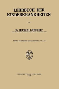 bokomslag Lehrbuch der Kinderkrankheiten