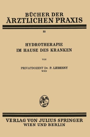 bokomslag Hydrotherapie im Hause des Kranken