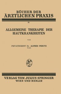 bokomslag Allgemeine Therapie der Hautkrankheiten