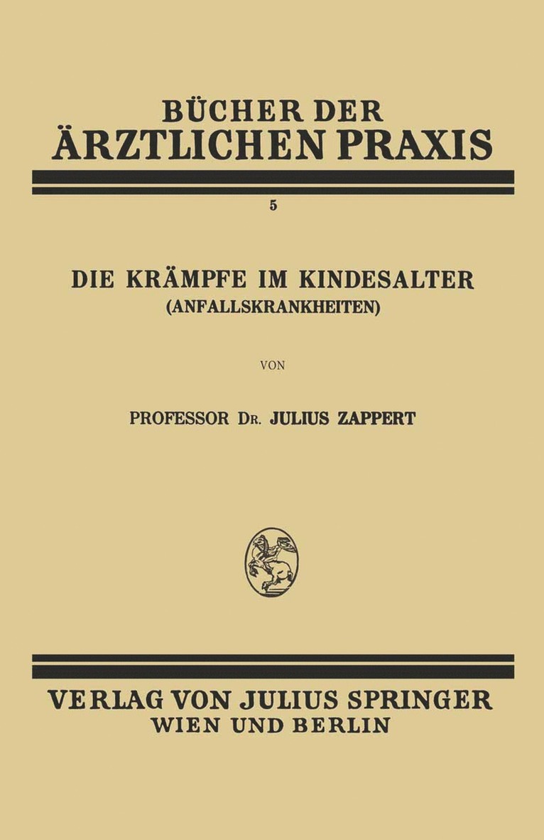 Die Krmpfe im Kindesalter (Anfallskrankheiten) 1