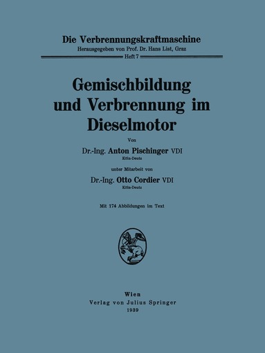 bokomslag Gemischbildung und Verbrennung im Dieselmotor