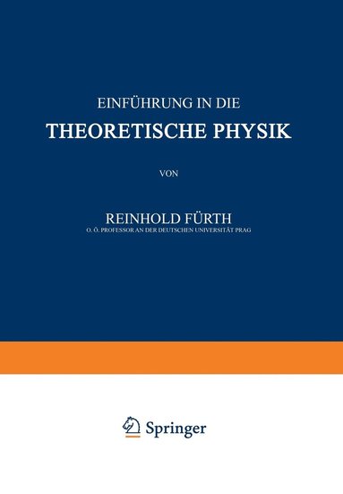 bokomslag Einfhrung in die Theoretische Physik