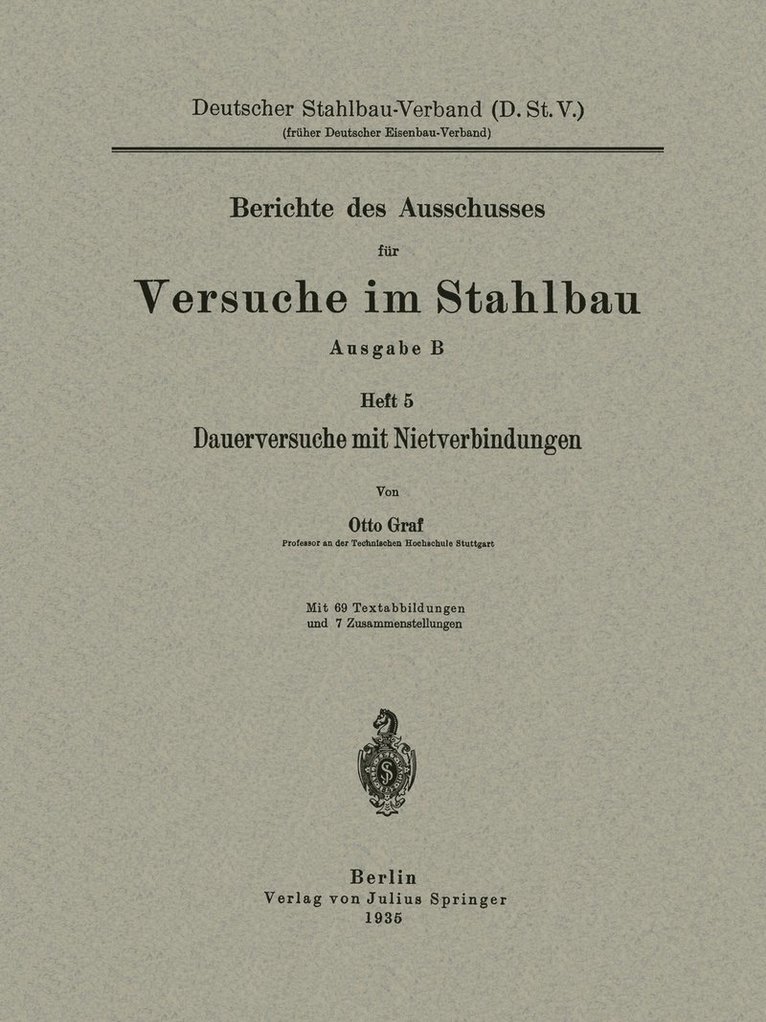 Dauerversuche mit Nietverbindungen
