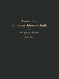 bokomslag Handbuch der Landmaschinentechnik