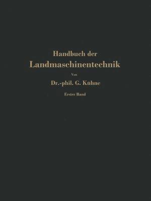 Handbuch der Landmaschinentechnik 1