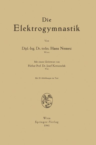 bokomslag Die Elektrogymnastik
