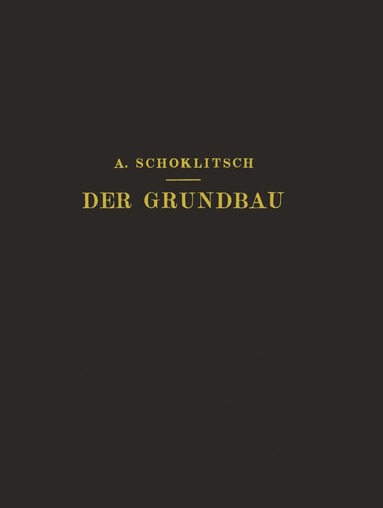 bokomslag Der Grundbau