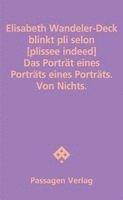 Elisabeth Wandeler-Deck - blinkt pli selon [plissee indeed], Häftad