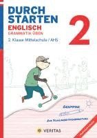 bokomslag Durchstarten 2. Klasse - Englisch Mittelschule/AHS - Grammatik