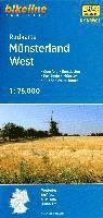 bokomslag Münsterland West cycling map