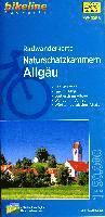 bokomslag Naturschatzkammern Allgäu cycling tour map
