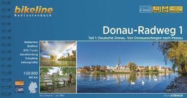 bokomslag Donau - Radweg 1 Von Donaueschingen nach Passau