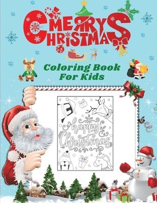 bokomslag Merry Christmas Coloring Book For kids