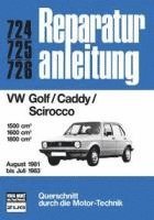 bokomslag VW Golf/Caddy/Scirocco 08/1981 bis 07/1983