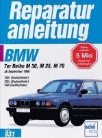 bokomslag BMW 7er-Reihe ab September 1986. 730i/735i/750i