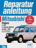 bokomslag Mitsubishi Pajero 4- und 6-Zylinder-Modelle ab September 1982