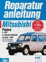 bokomslag Mitsubishi Pajero 4- und 6-Zylinder-Modelle ab September 1982