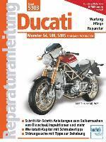 bokomslag Ducati Monster mit 4 Ventilen, Desmo, Wasserkühlung, Einspritzung