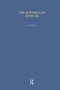 bokomslag Jewish Law Annual (Vol 10)