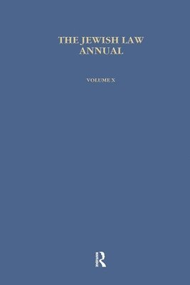 Jewish Law Annual (Vol 10) 1