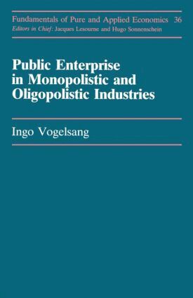 Ingo Vogelsang, Ingo Vogelsang - Publc Enterprise In Monopolis-, Häftad