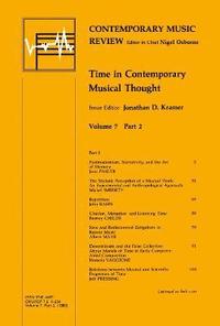 bokomslag Time in Contemporary Musical Thought