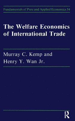 Welfare Economics Of Internati 1
