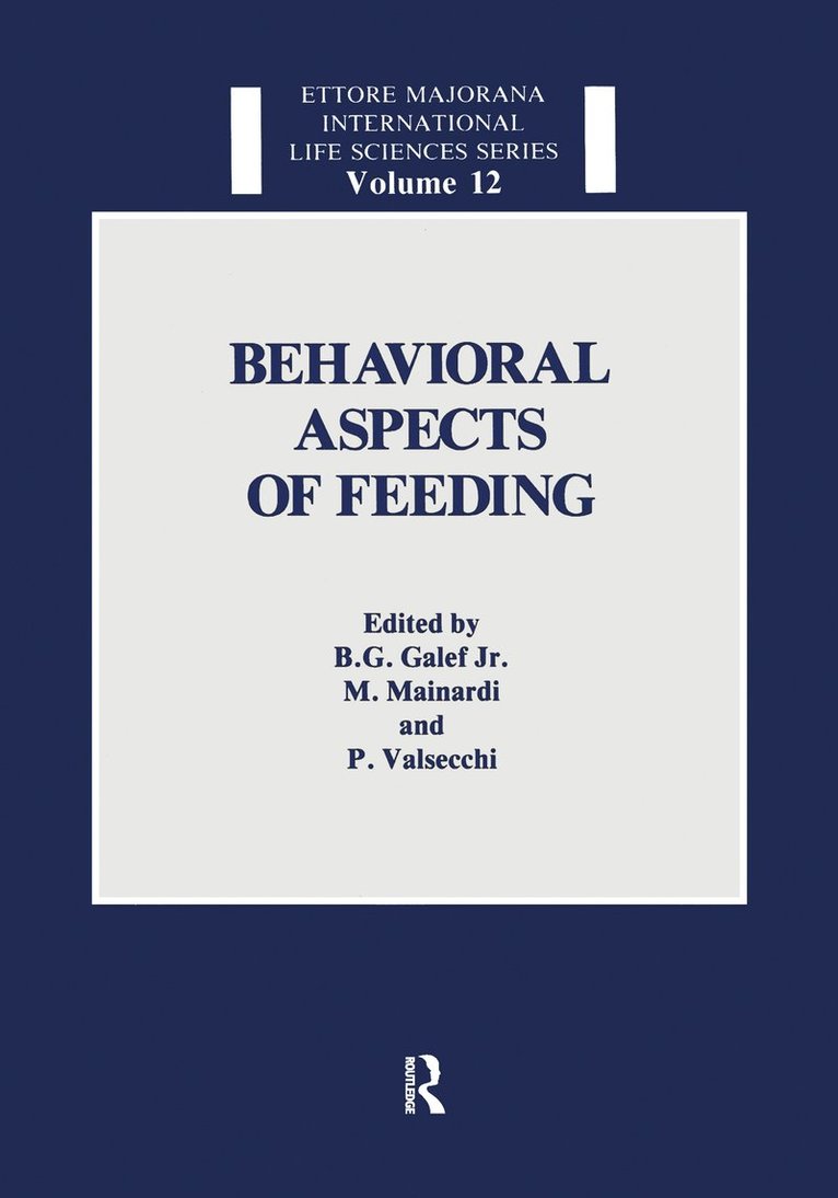 Behavioral Aspects of Feeding