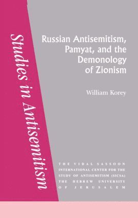 bokomslag Russian Antisemitism Pamyat/De