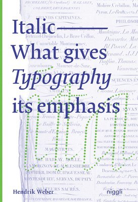 Italic: What gives Typography its emphasis 1